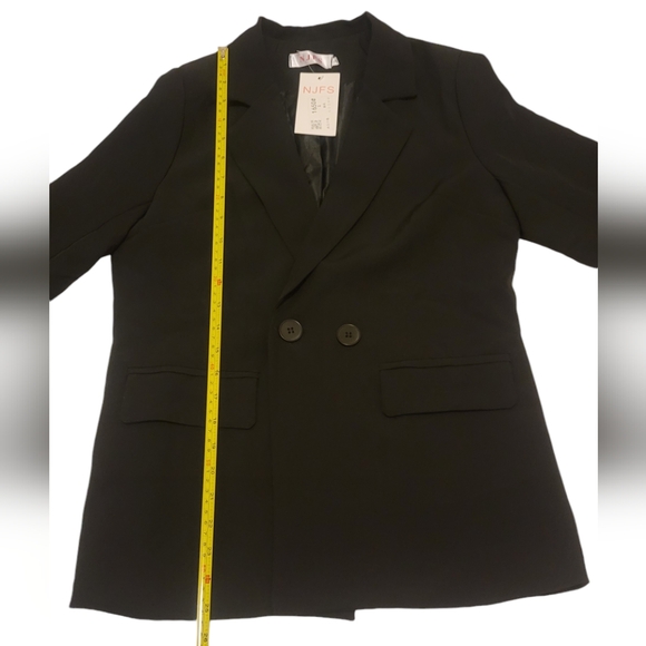 Black Blazer with pockets - New with Tags, Size 1. US XS. - Picture 3 of 8